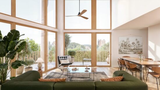 Vue sur le grand paysage depuis le Fort d'Aubervilliers