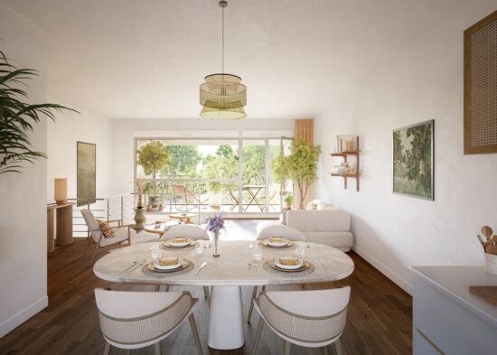 Un appartement avec sa loggia à Saint Germain